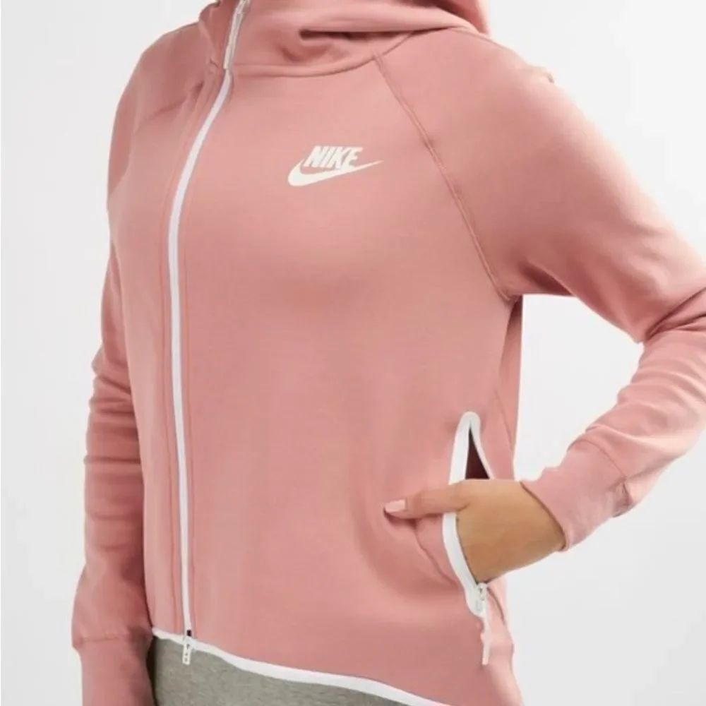 Nike cape hoodie full zip sweatshirt jacket women size M